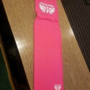 Ladies S 2p Skirt And Crop Top